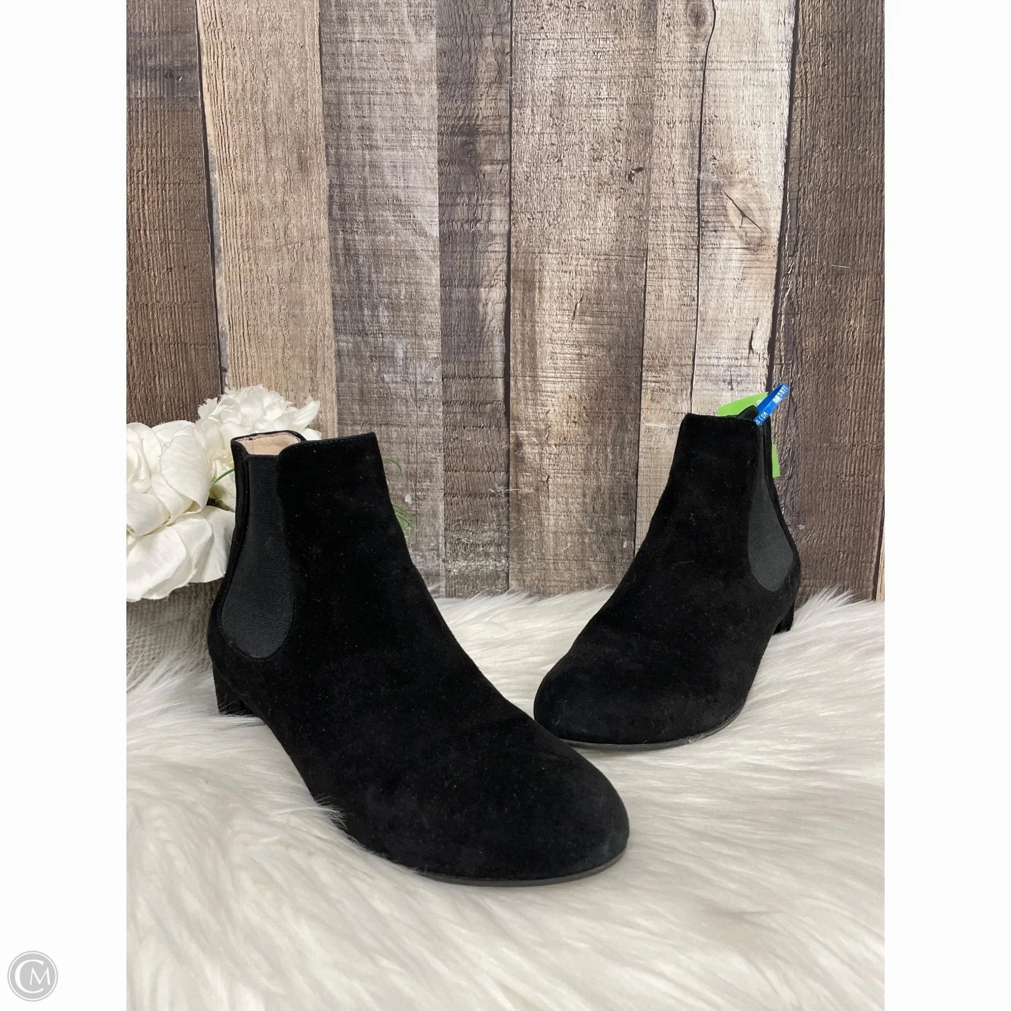 Shock absorption Boots Luxury Designer By Prada In Black, Size: 6.5