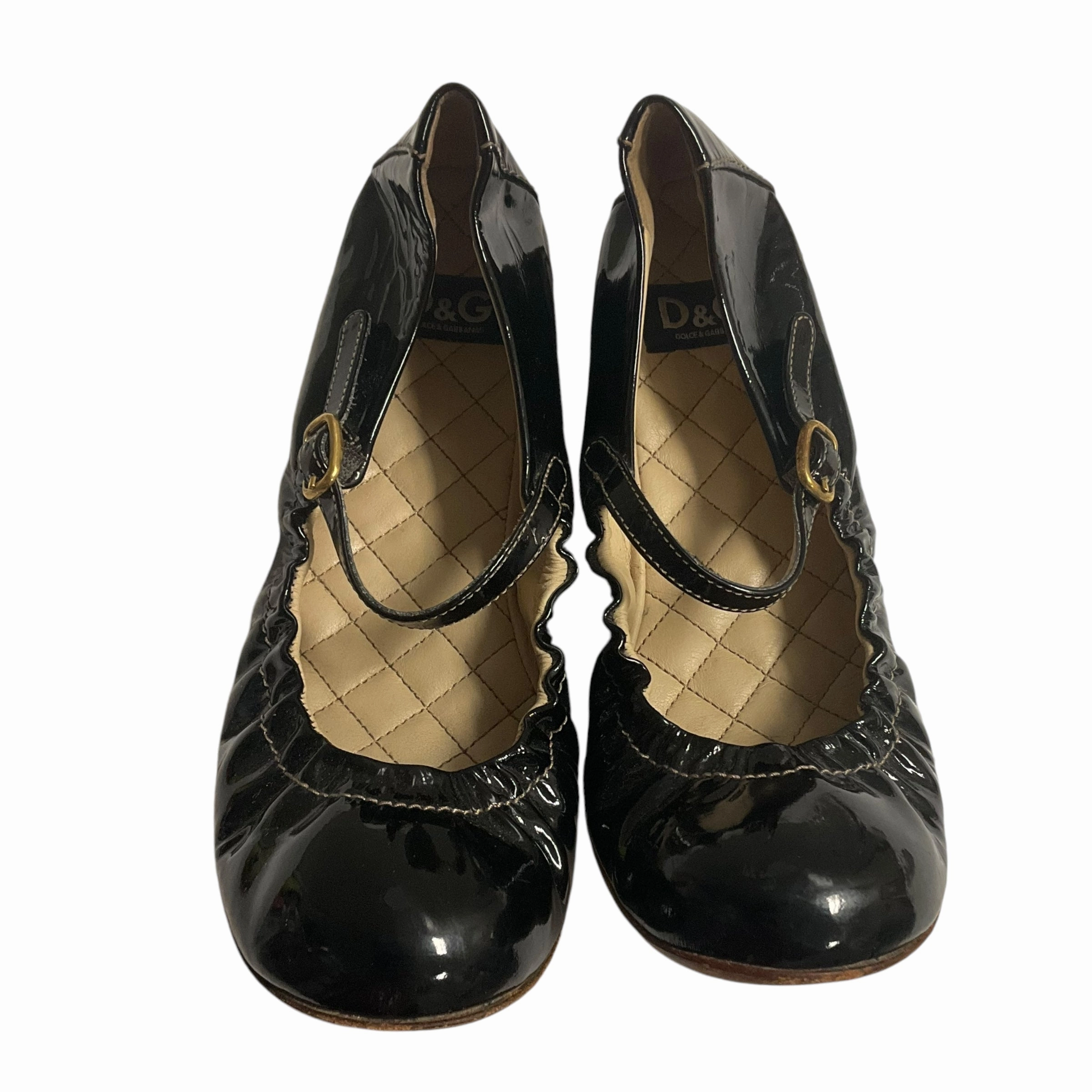 Game Fit Carry Easy Shoes Luxury Designer By Dolce And Gabbana In Black, Size:6.5