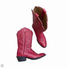 Boots Western By Ariat In Red, Size: 7 Slip Resistant Rough Trail Hiker Flexible Frame Rough Terrain