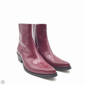 Durable Shell Winter Walker Boots Western By Calvin Klein In Purple, Size: 9