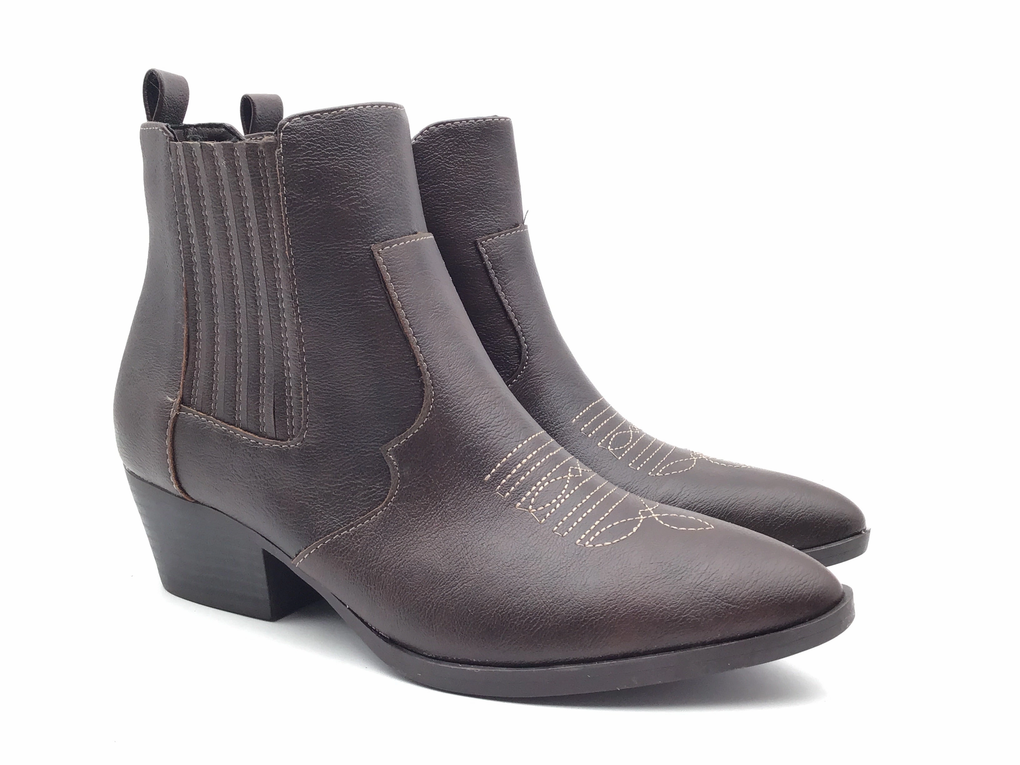 Insulated Snowy Path Layered Support Boots Western By Clothes Mentor In Brown, Size: 8