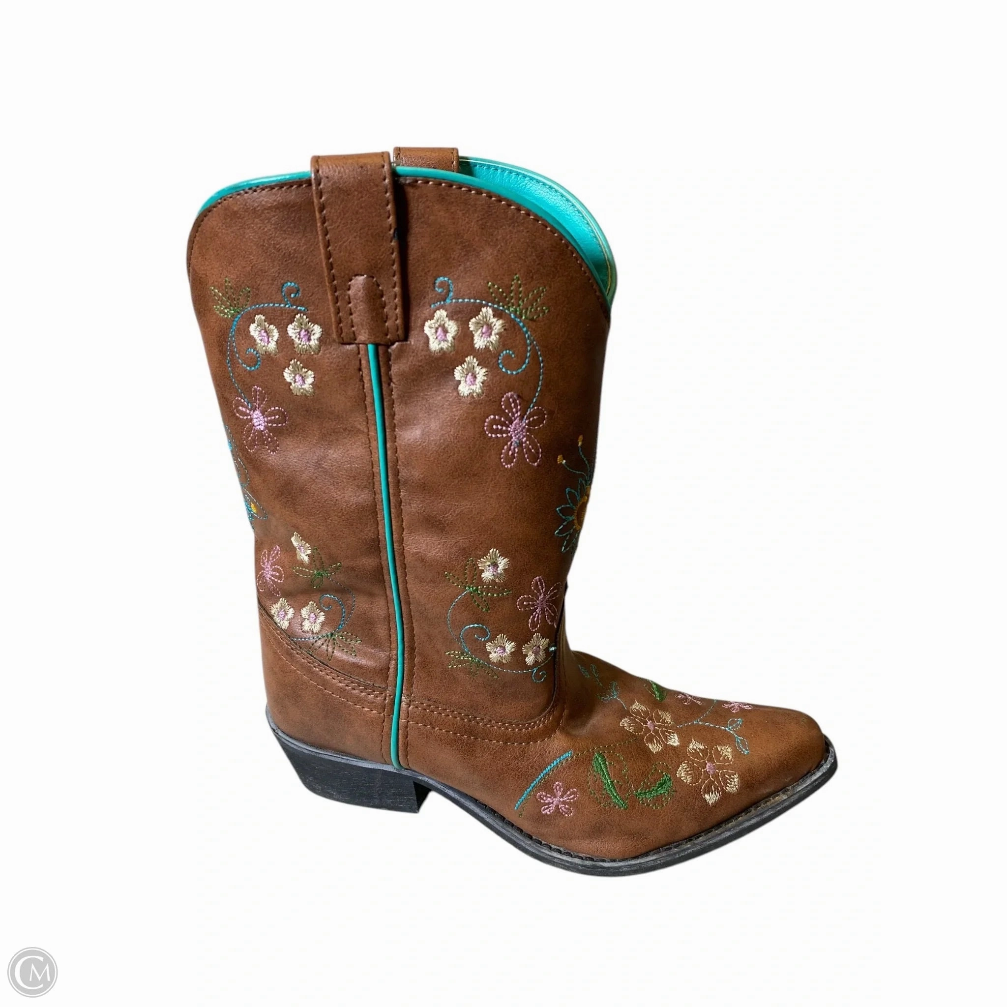 Boots Western By Clothes Mentor In Floral Print, Size: 6 Work Field