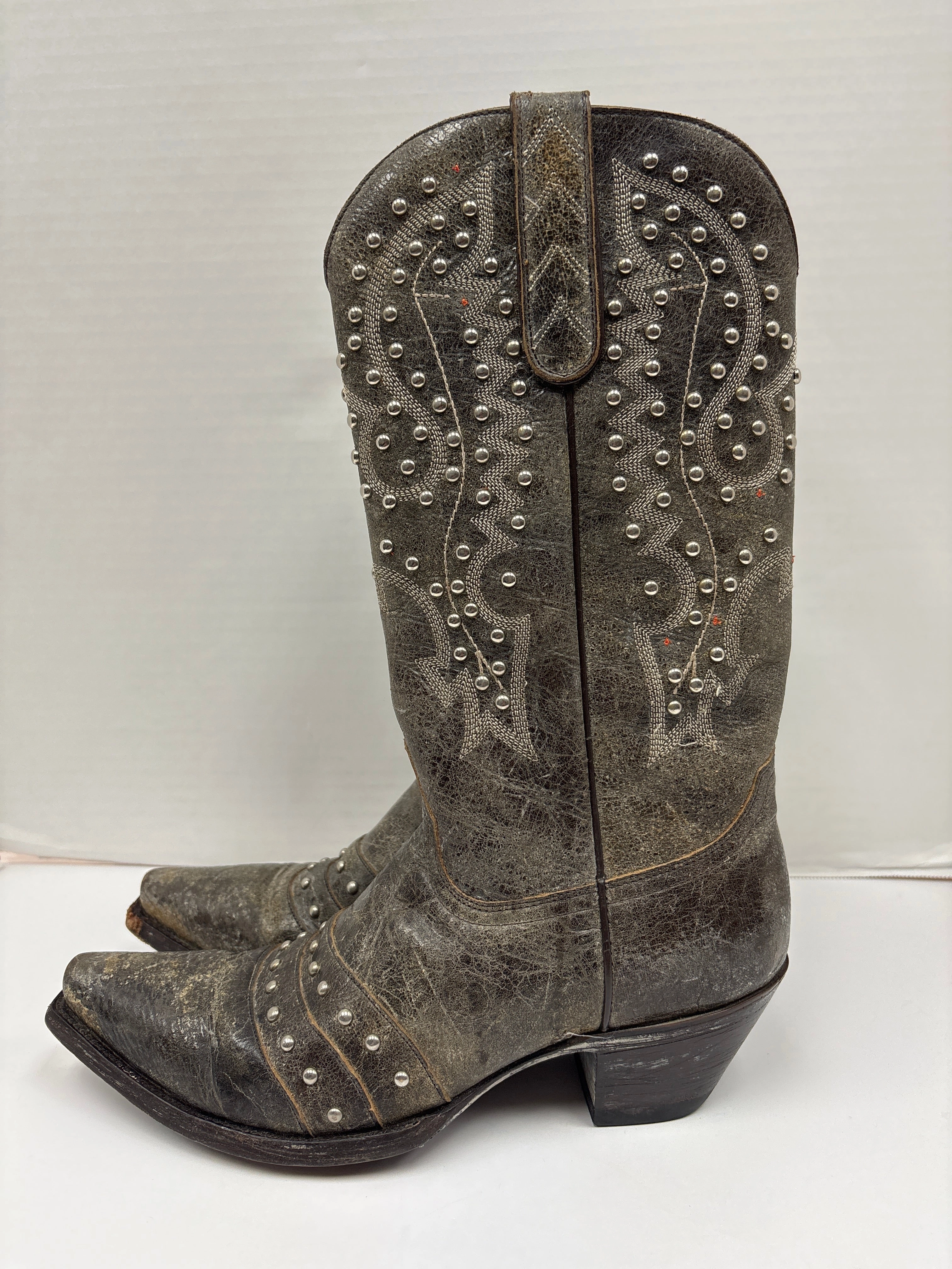 Boots Western By Clothes Mentor In Taupe, Size: 6.5 Quick Lace System