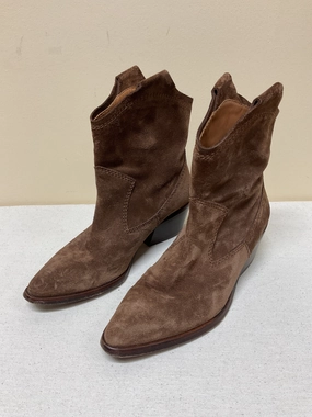 Boots Western By Cma In Brown, Size:6.5 Air Move Quilt Soft
