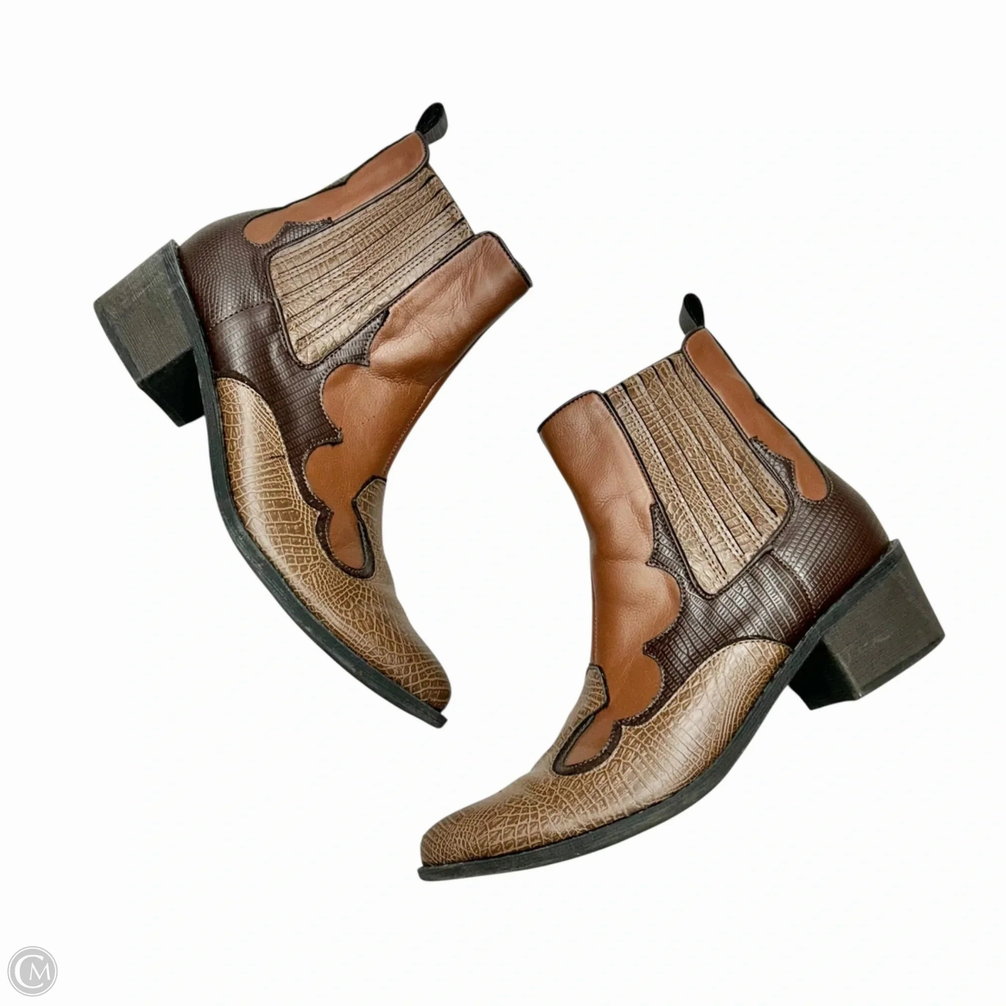 Breathable Mountain Climber Boots Western By Coconuts In Brown, Size: 9