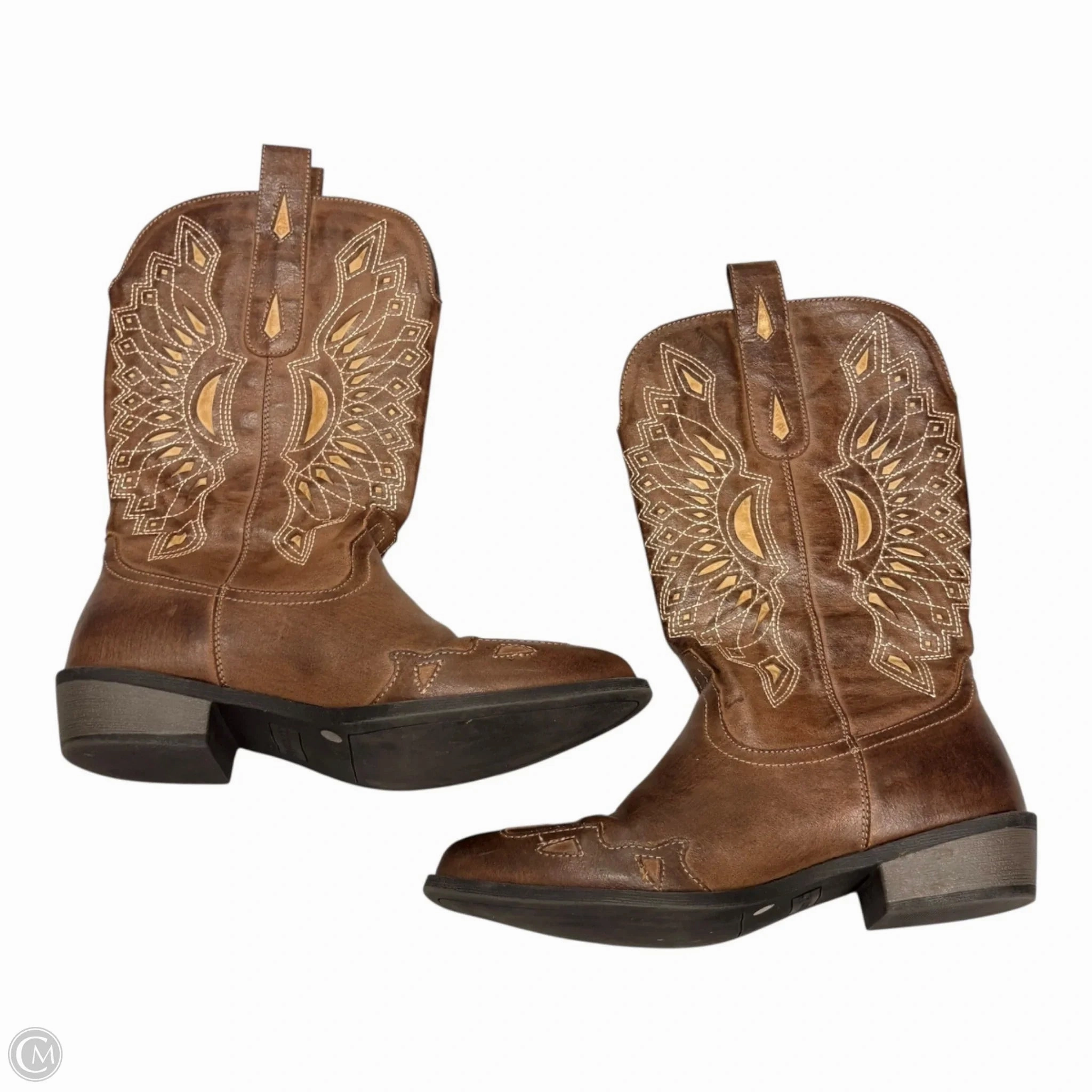 Chill Weather Boots Western By Coconuts In Brown, Size: 9