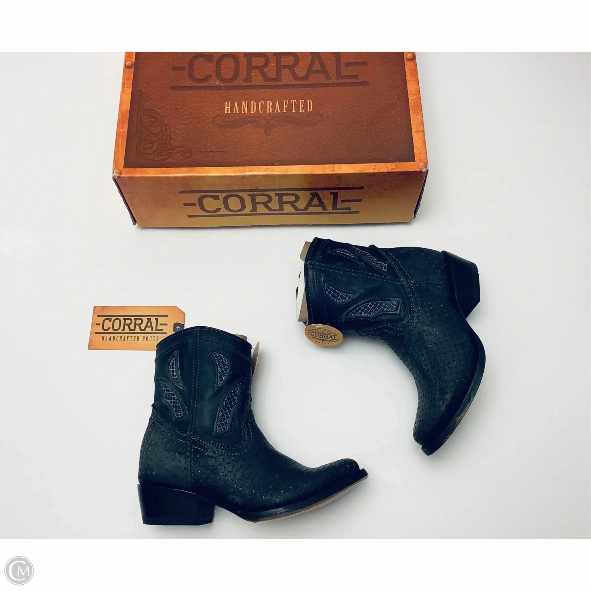 Boots Western By Corral In Black, Size: 5 Structured Fit Pure Joy