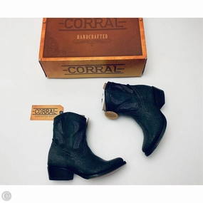 Boots Western By Corral In Black, Size: 5 Structured Fit Pure Joy