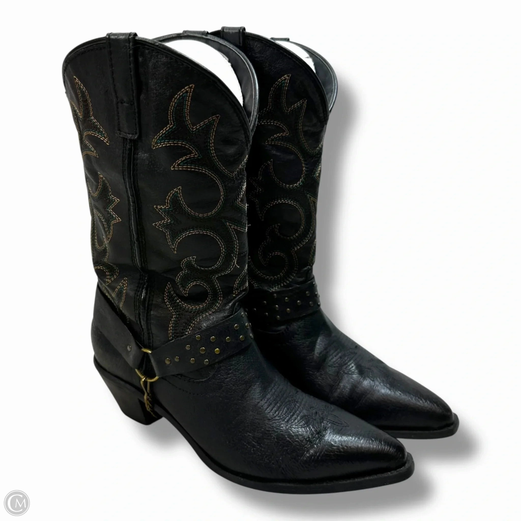 Boots Western By Dingo In Black, Size: 10 ShockAbsorbing