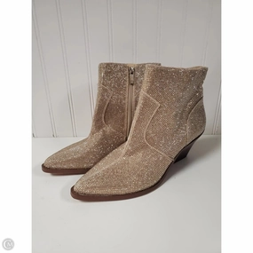 Cushioned Step Rainy Days Boots Western By Jessica Simpson In Gold, Size: 9