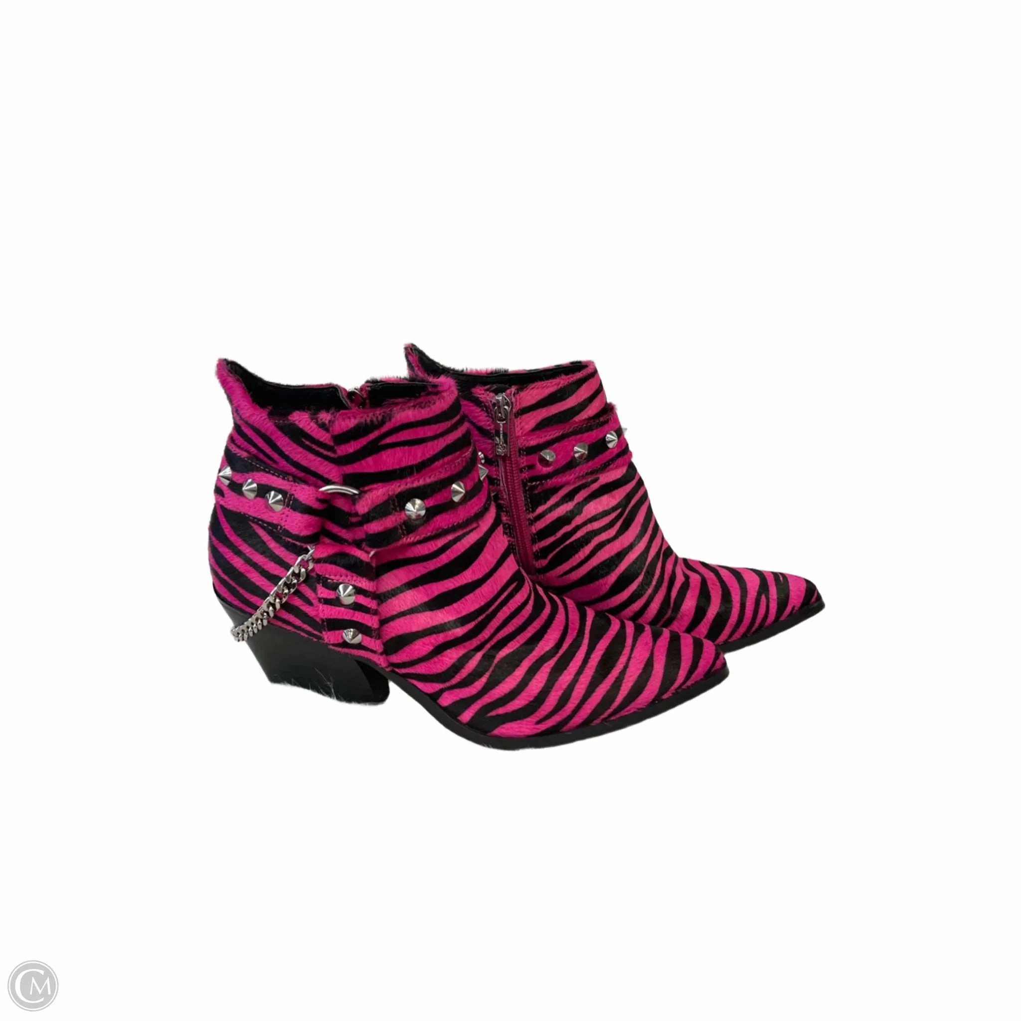Boots Western By Jessica Simpson In Pink, Size: 8.5 High   Quality Leather