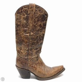 Transitional Season Boots Western By Lucchese In Brown, Size: 6.5