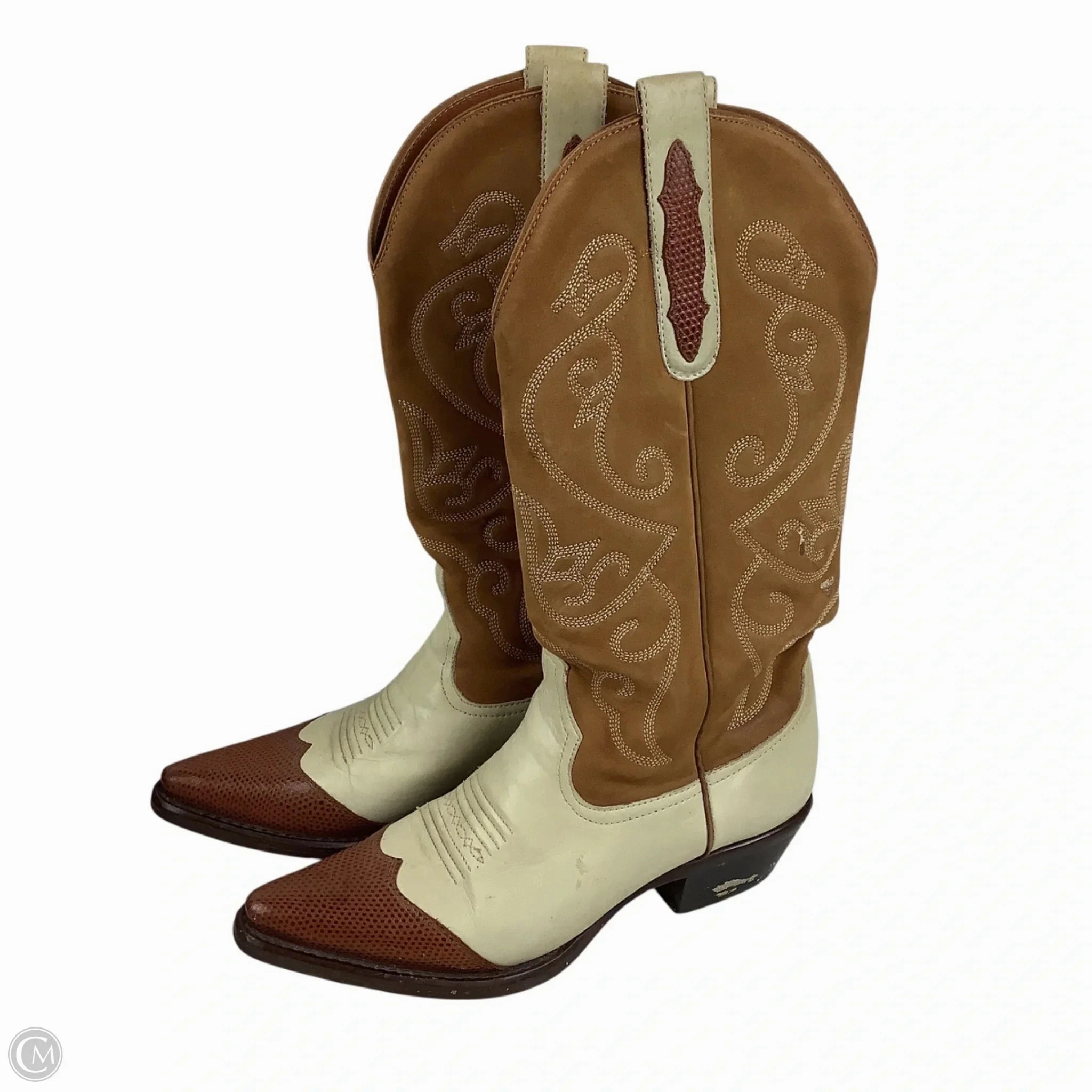 Boots Western By Nine West In Brown, Size: 6.5 Warm and Cozy