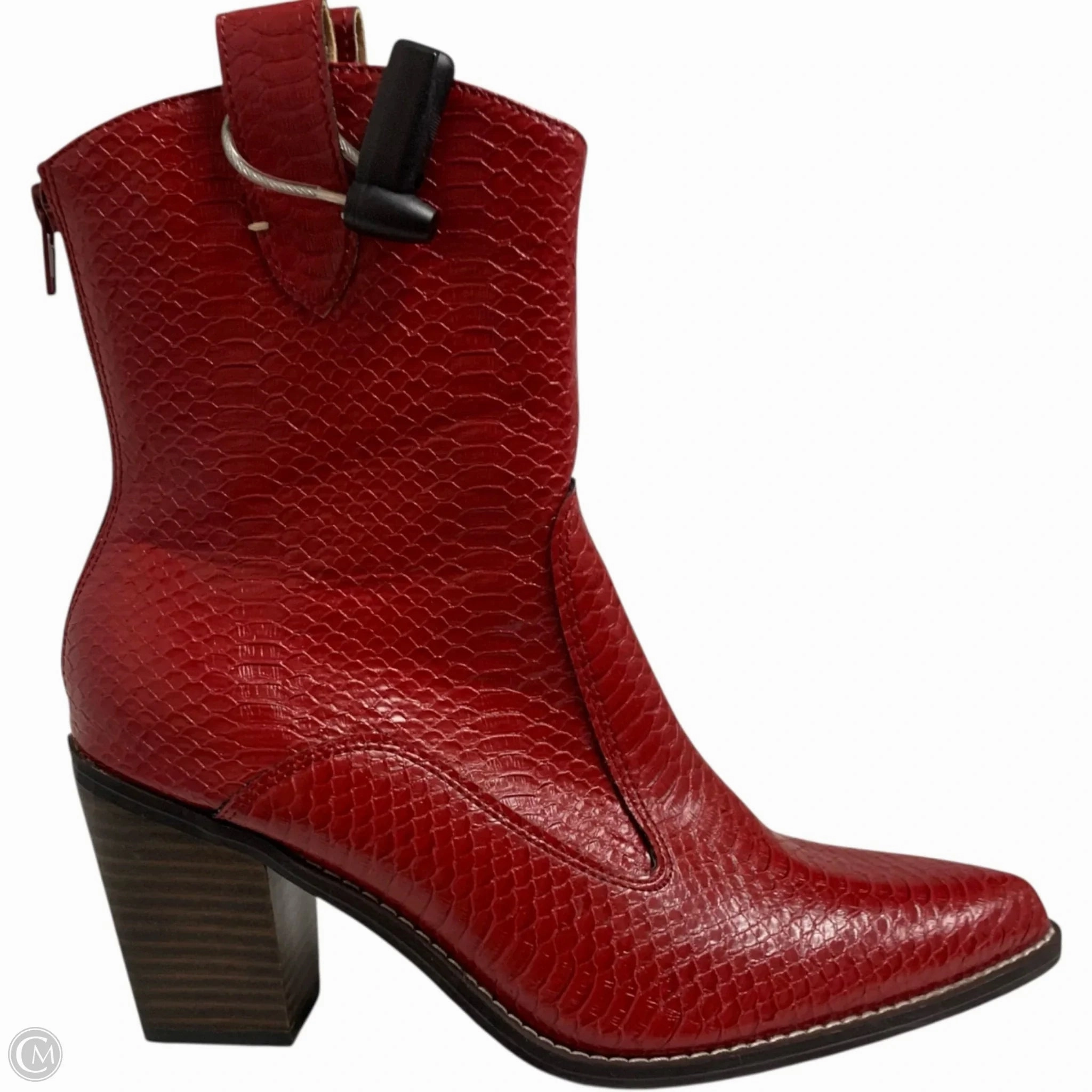 Anti Abrasion Boots Western By Oasis Society In Red, Size: 9