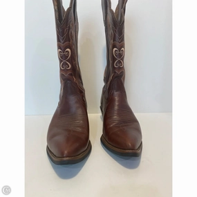 Slip-Resistant Sole Boots Western By Tony Lama In Maroon, Size: 7