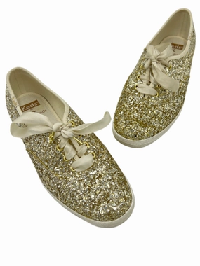 Shoes Athletic By Keds X Kate Spade Designer In Gold, Size: 7 Sweat Resistant Gym Workout