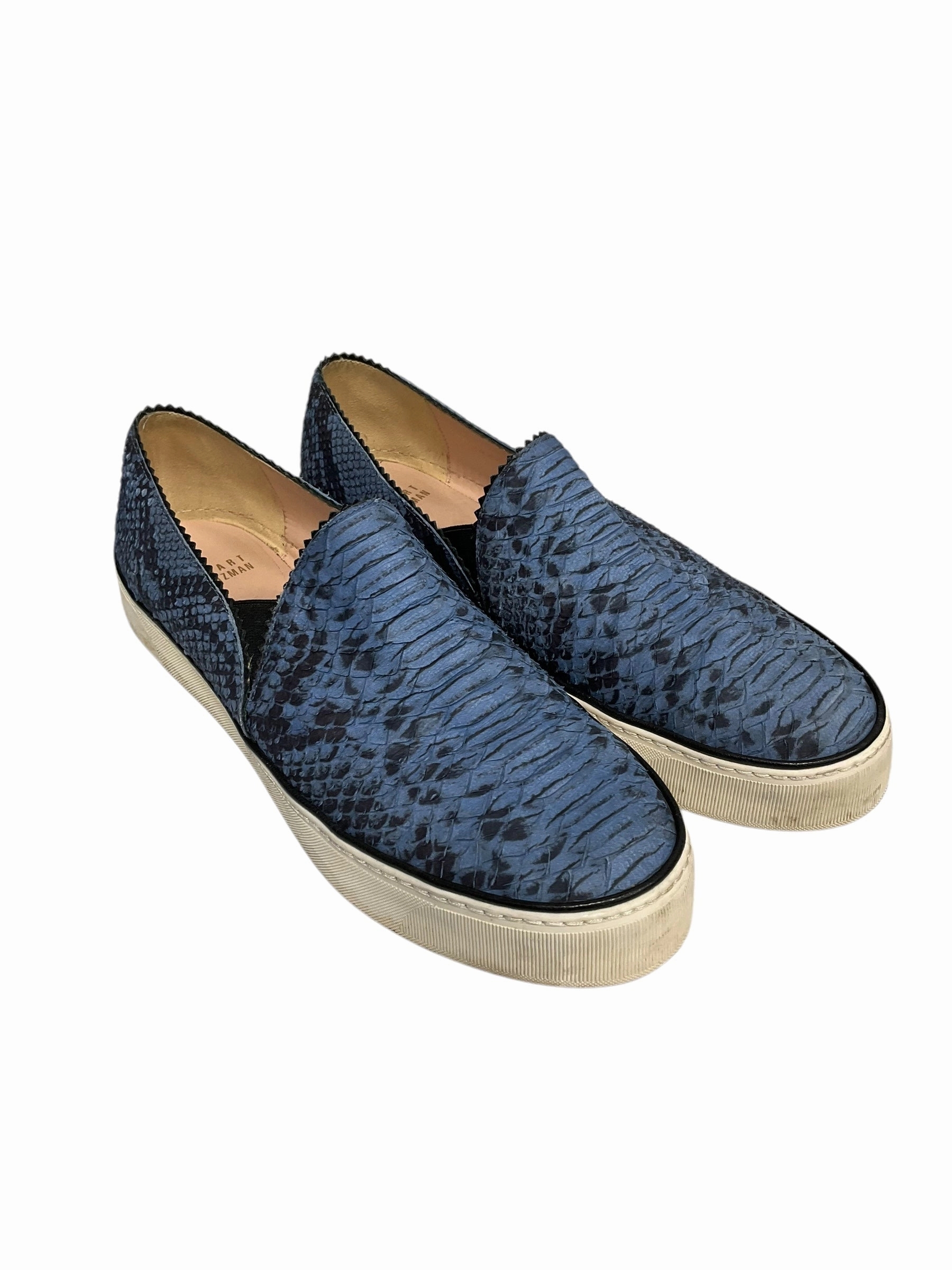 Luggage Fit Mom Fit Shoes Designer By Stuart Weitzman In Animal Print, Size: 9