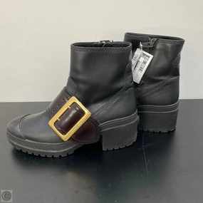 Boots Luxury Designer By Burberry In Black, Size: 7.5 Path Free All Comfort