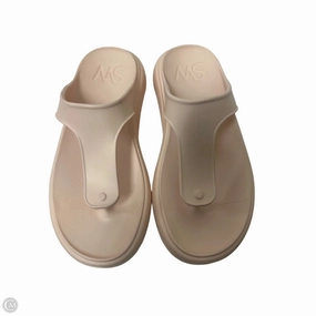 Bright Neon Sky Light Sandals Designer By Stuart Weitzman In Pink, Size: 6