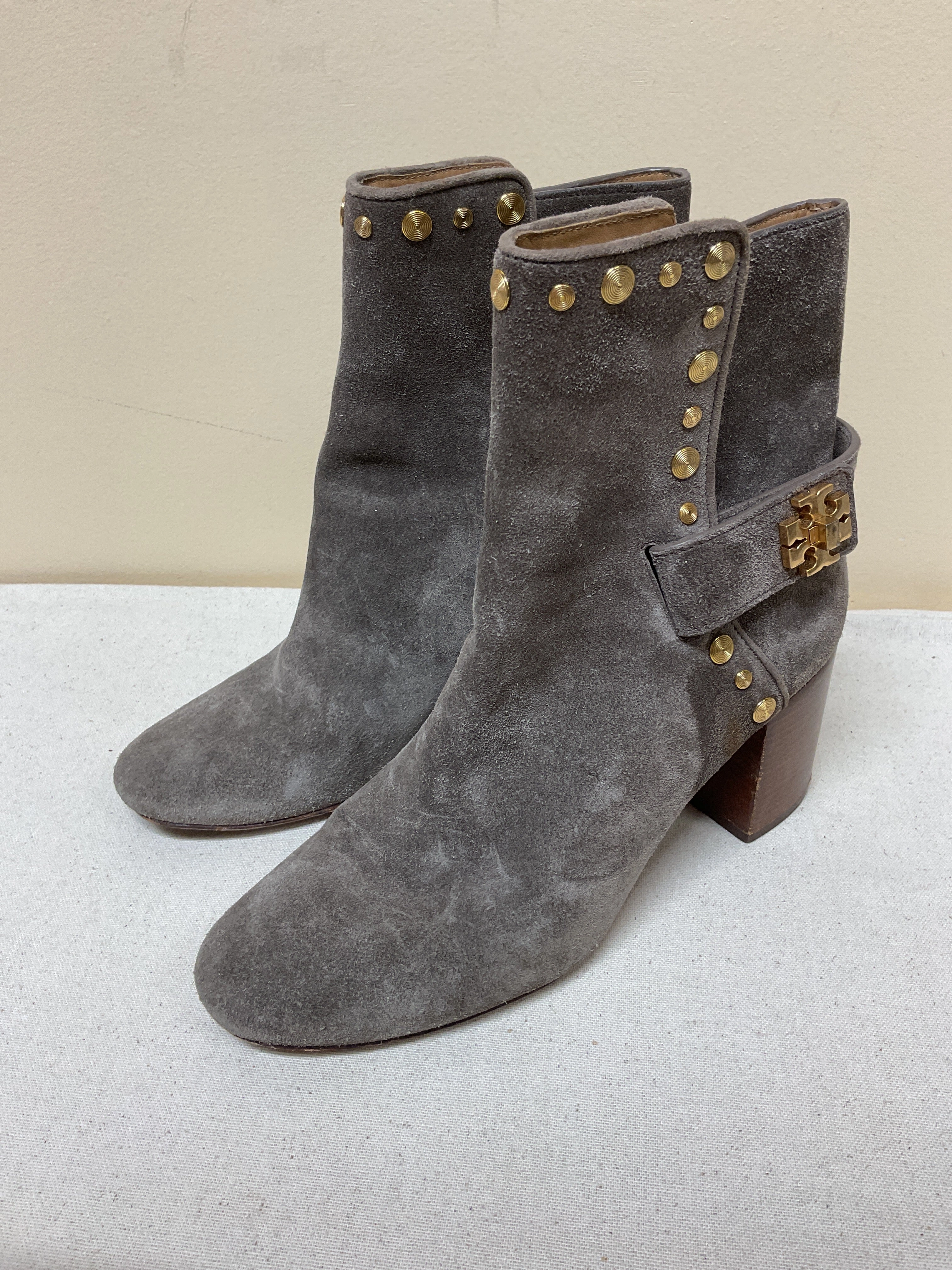 Boots Designer By Tory Burch In Grey, Size:7 Airy Design Elastic
