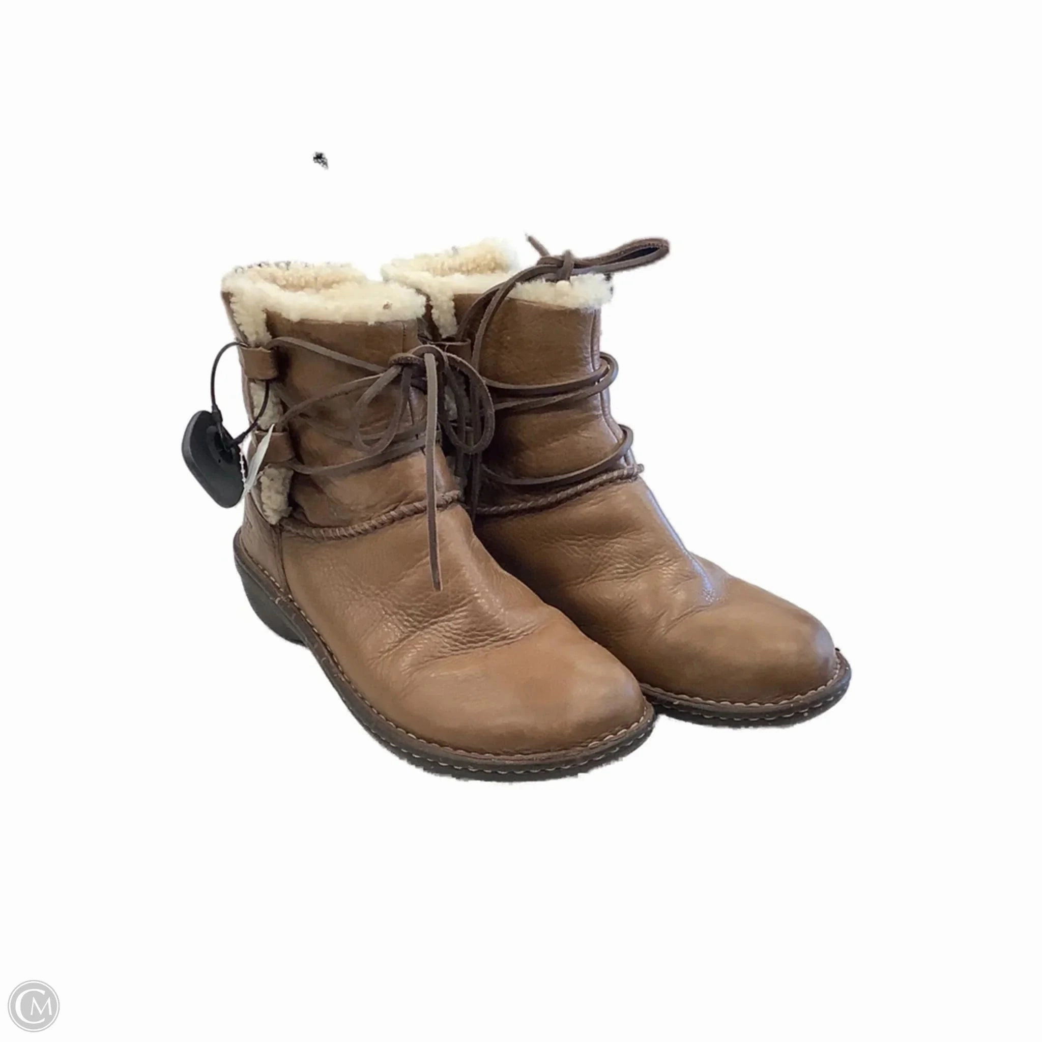 Velvet Rich Boots Designer By Ugg In Brown, Size: 8