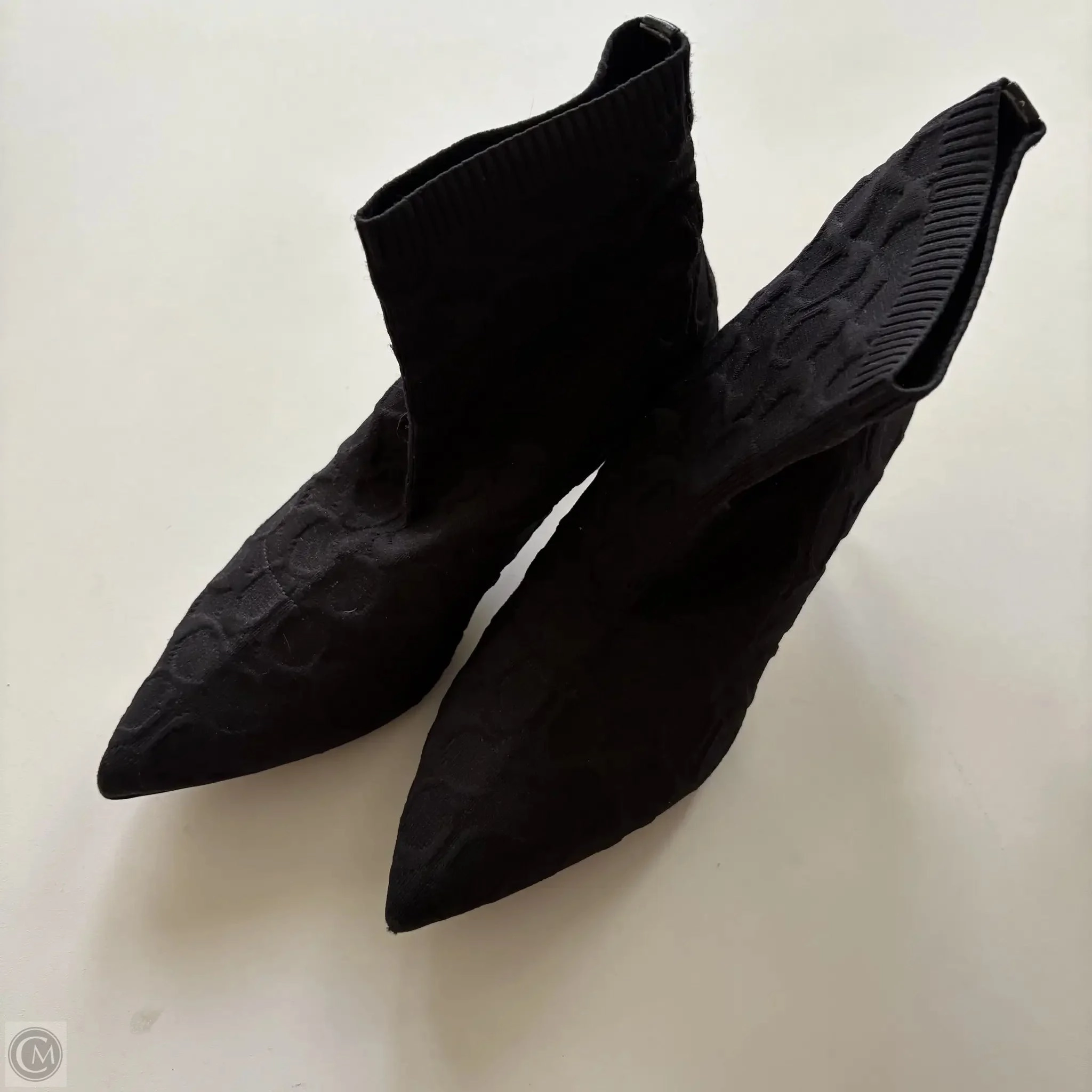 Boots Designer By Coach In Black, Size: 8.5 Airflow channels