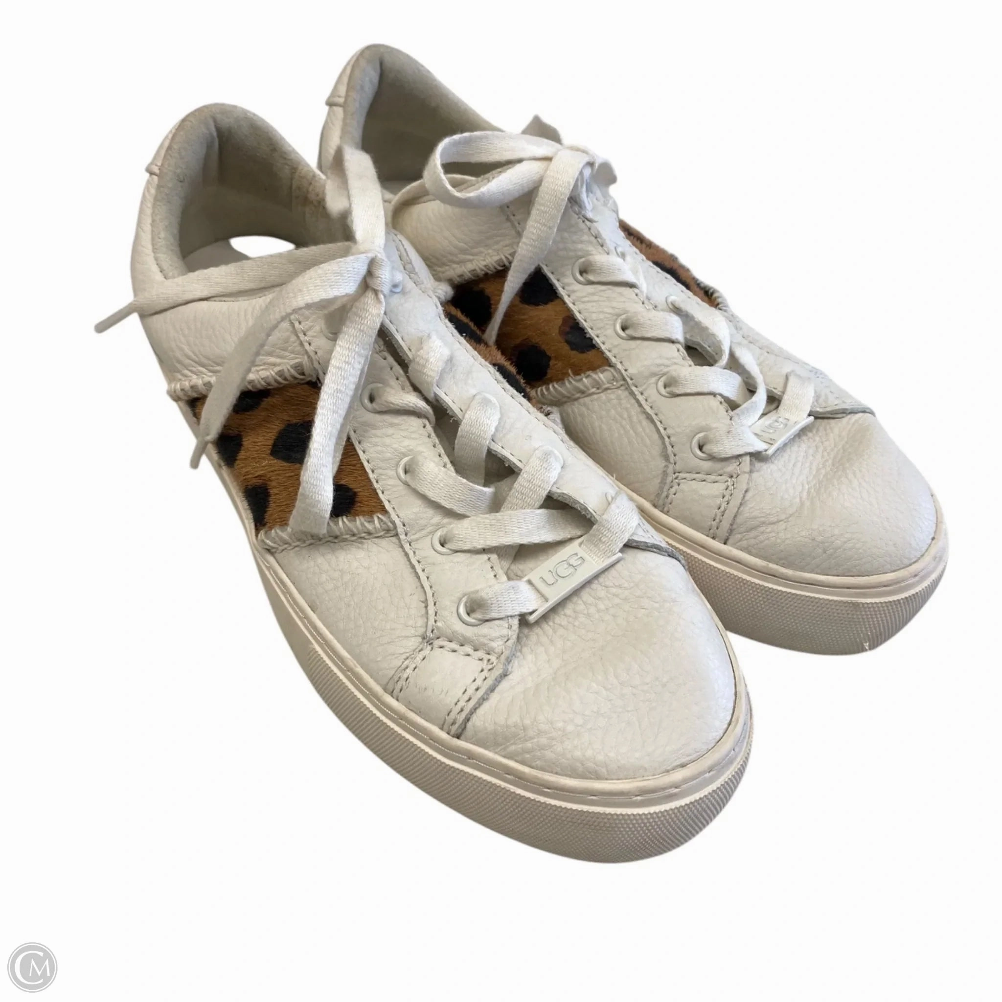 Vintage Mood Frost Safe Shoes Designer By Ugg In Cream, Size: 7