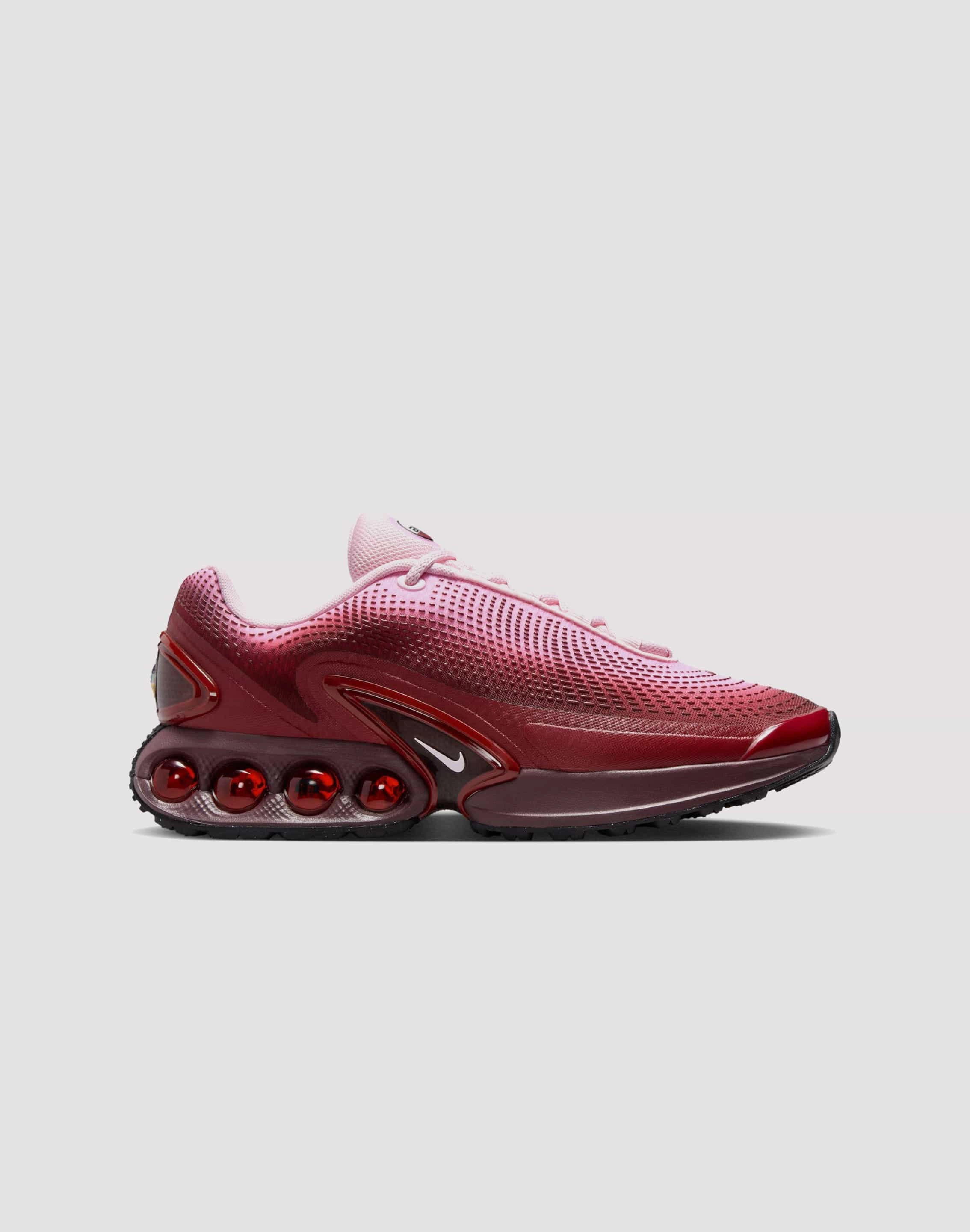 Nike Air Max Dn "Team Red/Pink Foam/Burgundy Crush/Black" casual running shoes