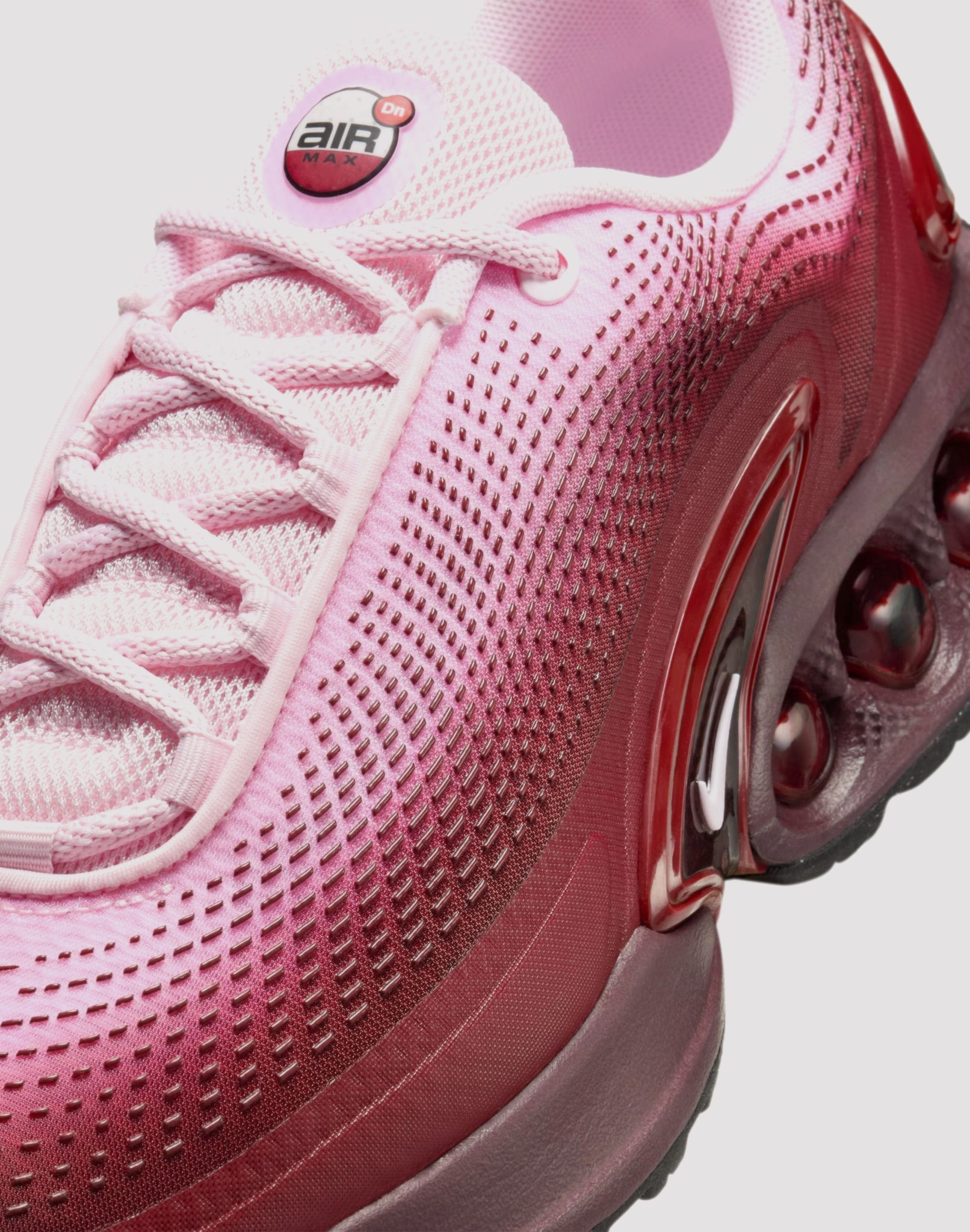 Compression Web Plate satin - finish - design shoes Nike Air Max Dn "Team Red/Pink Foam/Burgundy Crush/Black"