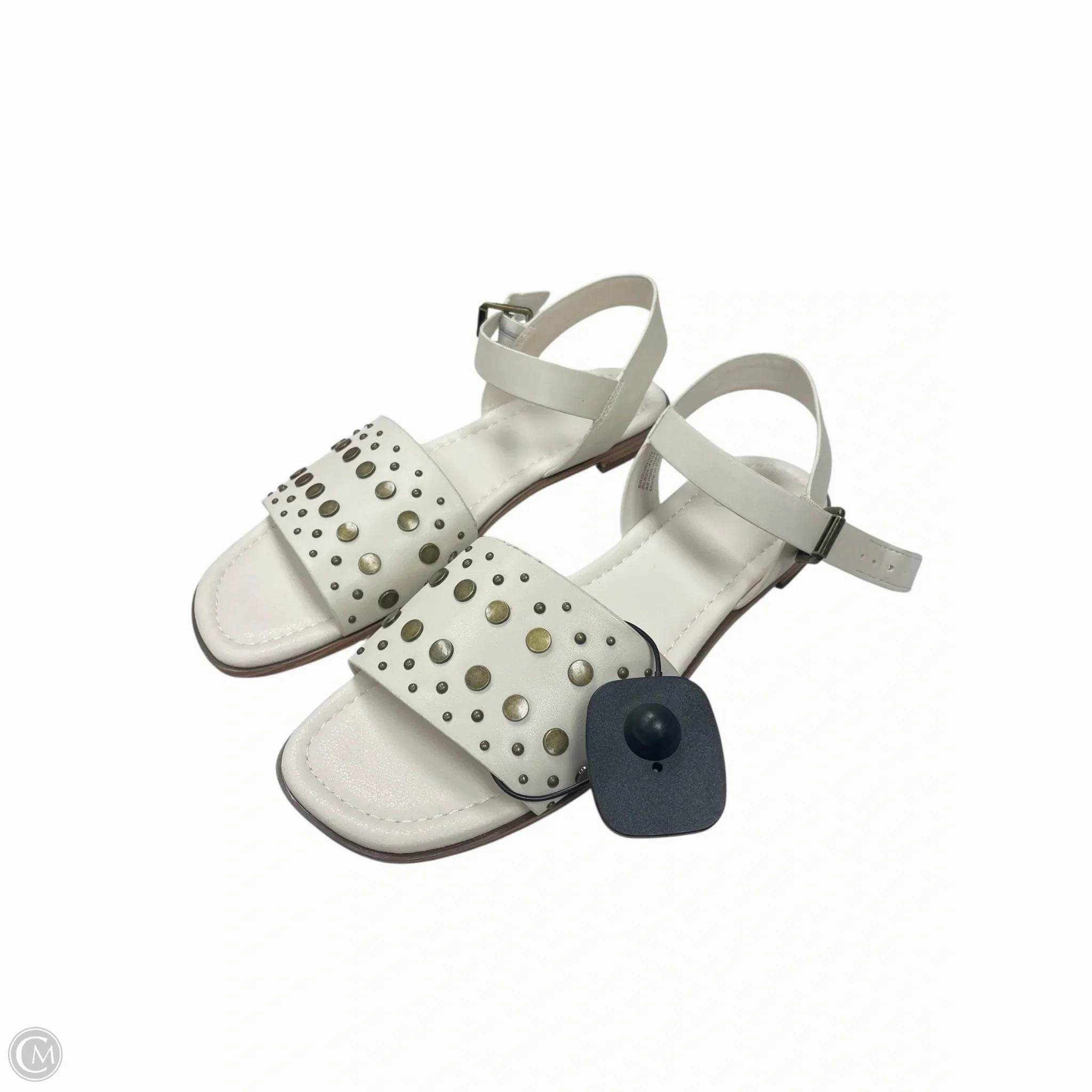 Sandals Designer By Frye In Cream, Size: 8 Royal Mood Reinforced toe