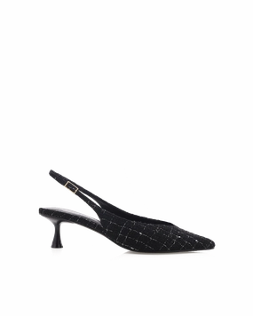 Stiletto Heel Classic Black SONNY - BLACK BOUCLE