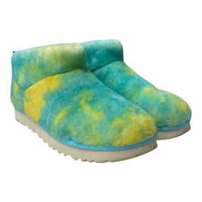 Boots Designer By Ugg In Blue & Yellow, Size:8 Seamless Fit Running Errands Abrasion resistant