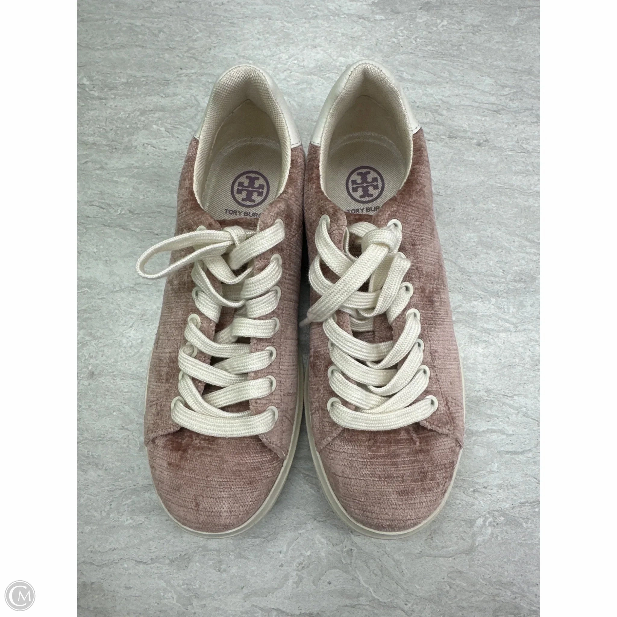 Comfort Stand Shoes Designer By Tory Burch In Pink, Size: 5