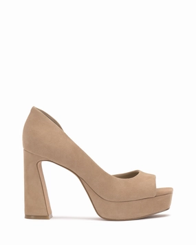 Slim Line Bryanna Peep Toe Platform Pump