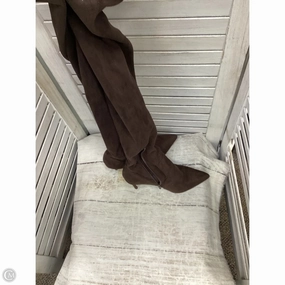 Boots Knee Heels By Steve Madden In Brown, Size: 6.5 Multi Season