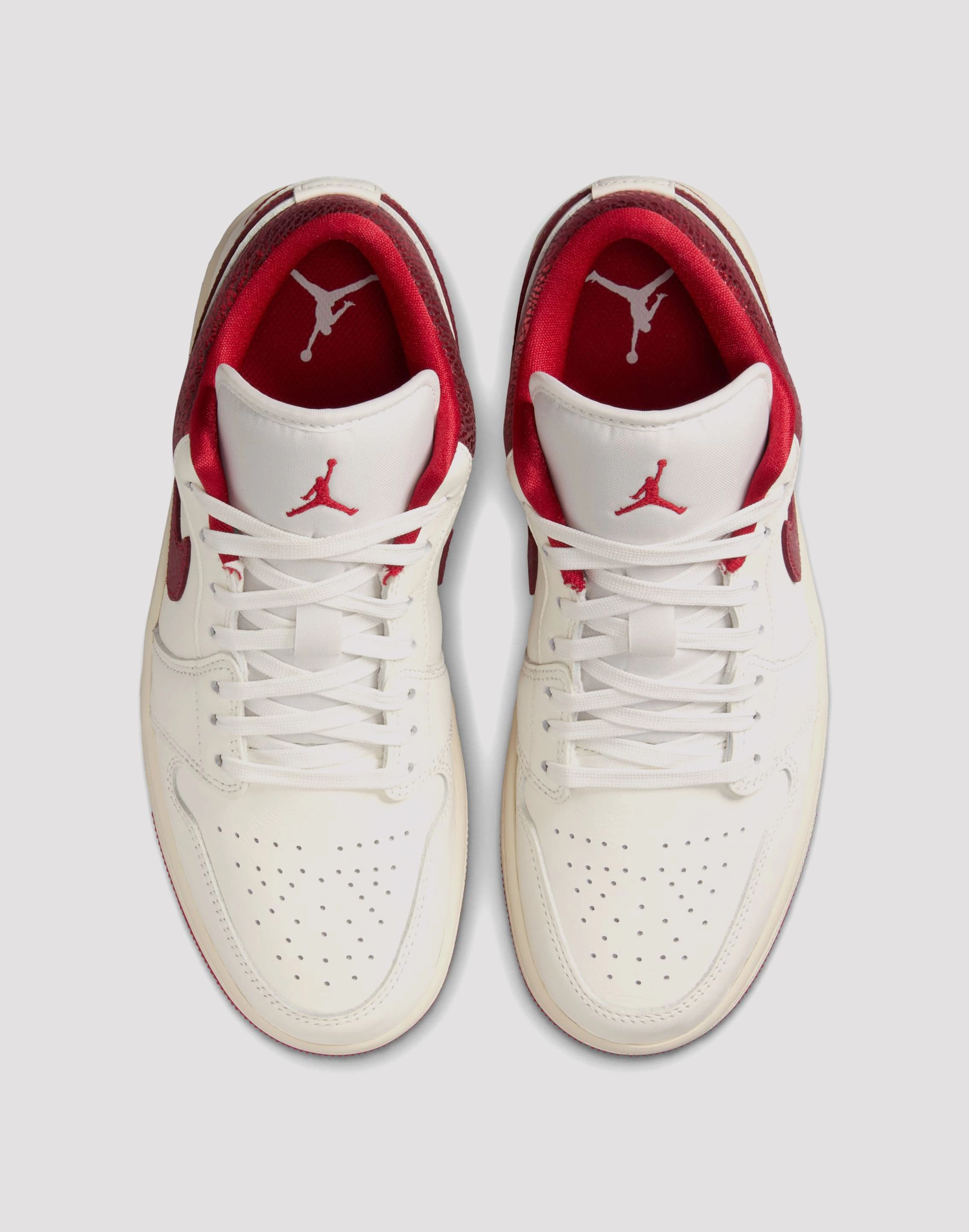 Jordan 1 Low SE "Sail/Varsity Red/Team Red" Elastic Sling