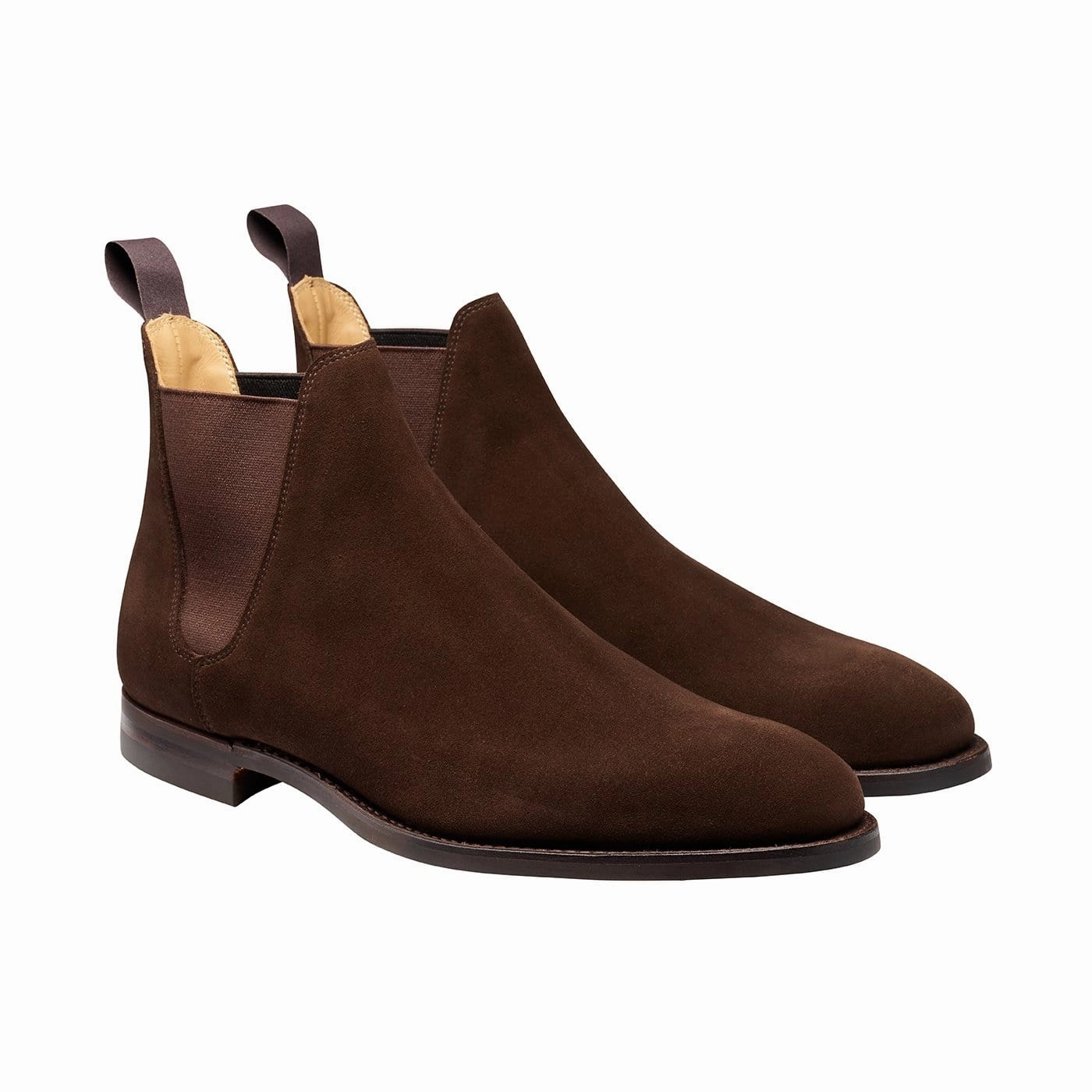 Shock Absorbing Urban Commute Chelsea 8 Dark Brown Suede
