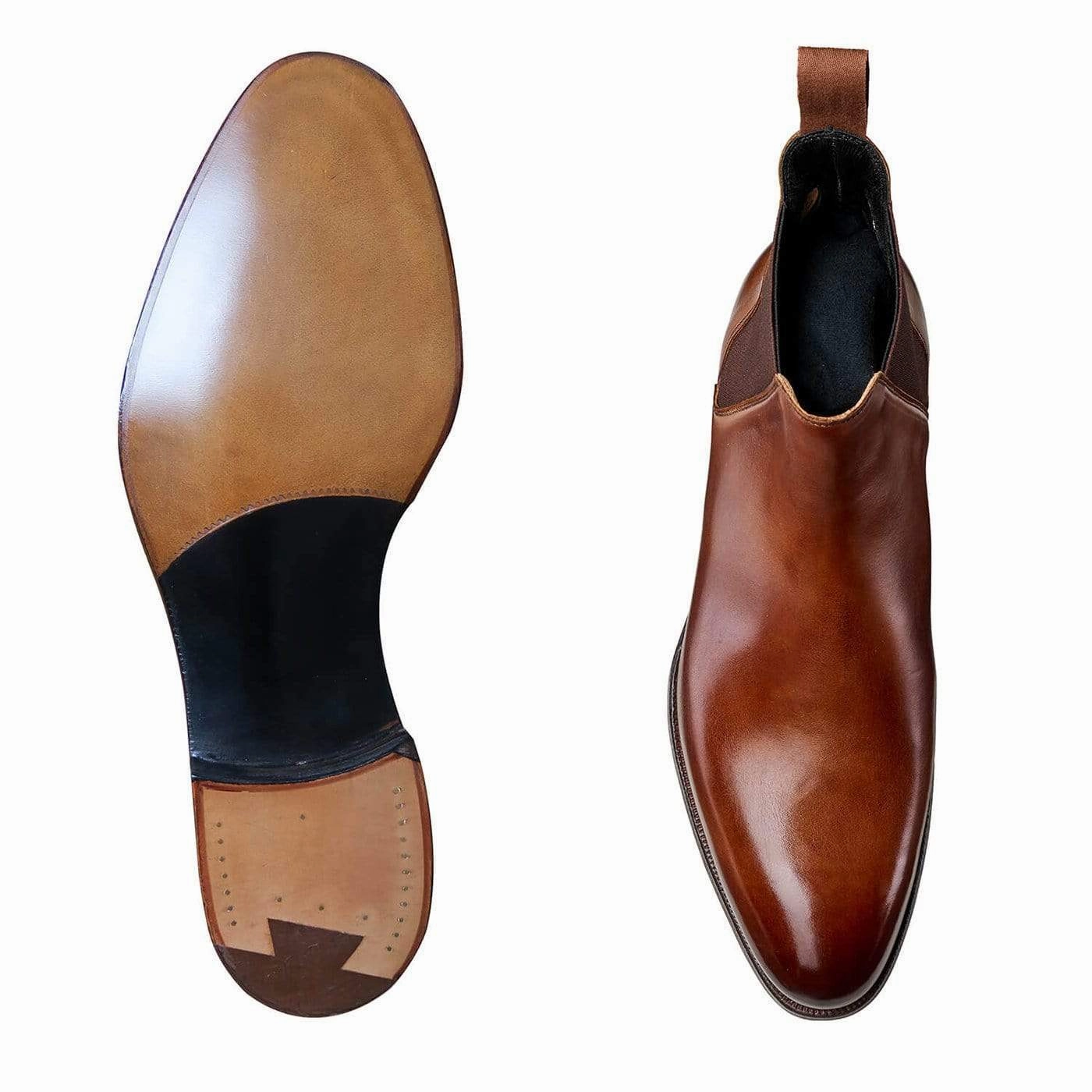 Chelsea 8 Tan Antique Calf Casual Elegance Sporty Vibe