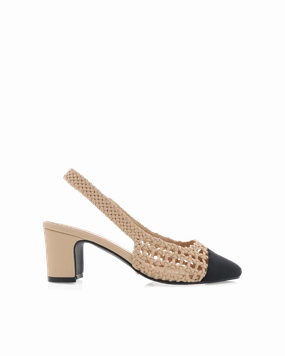 Gold Shine Brunch Spark FLORIS - NOUGAT-BLACK GROSGRAIN