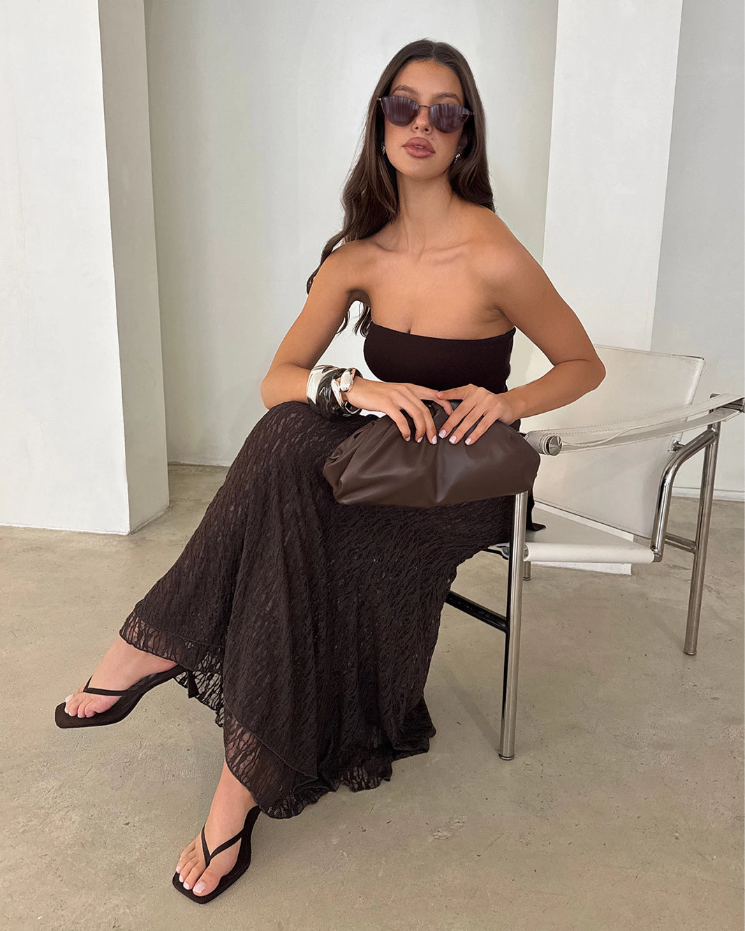 Fashion Fit Stiletto Chic XAMI - DARK CACAO SUEDE