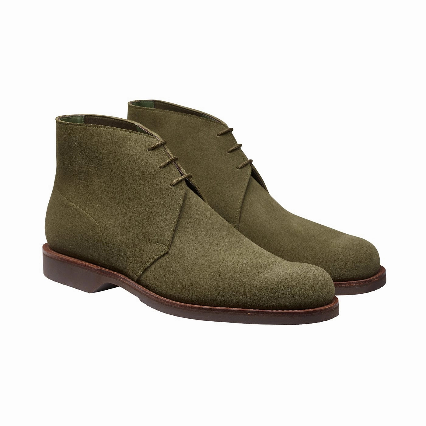 Quick Drying Weather Resistant User Everyday Comfort Chukka 4 Olive Reverse Butt Suede