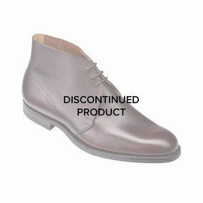 Chukka Dark Brown Pebble Grain Fall Ready Urban Fashion