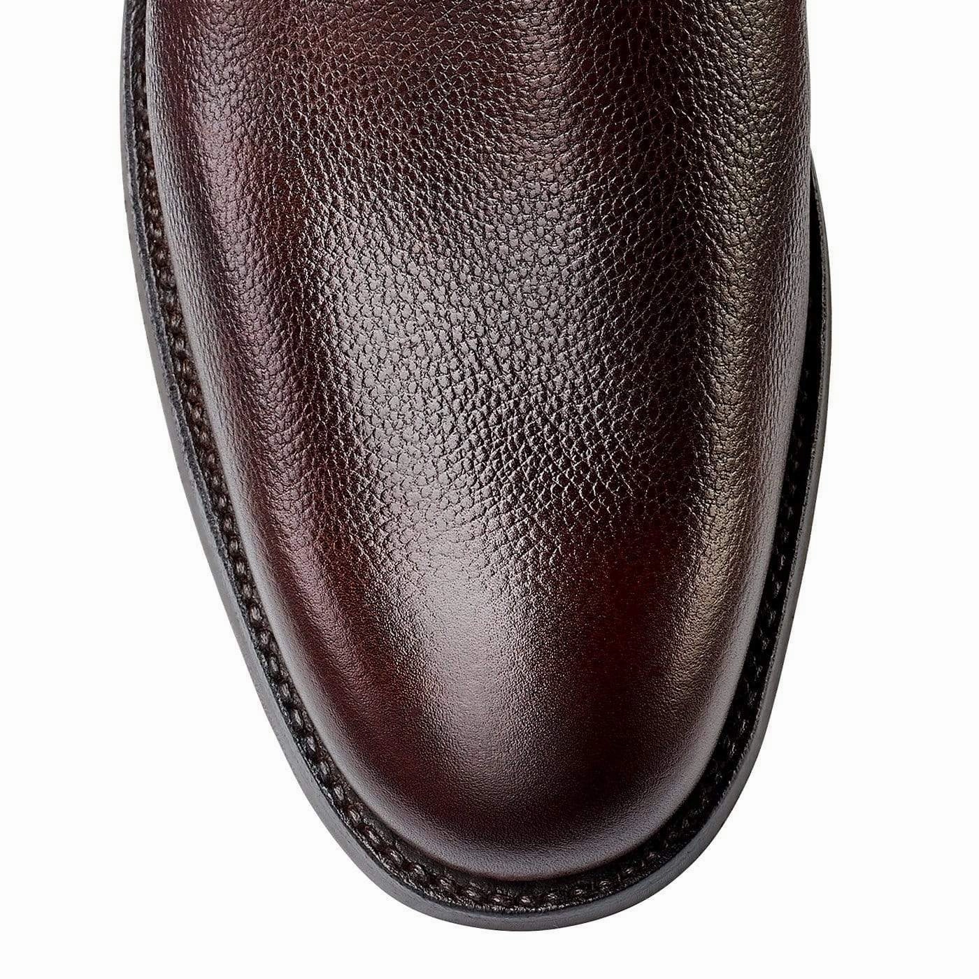 Chukka Dark Brown Pebble Grain fashionable footwear Holiday Feel