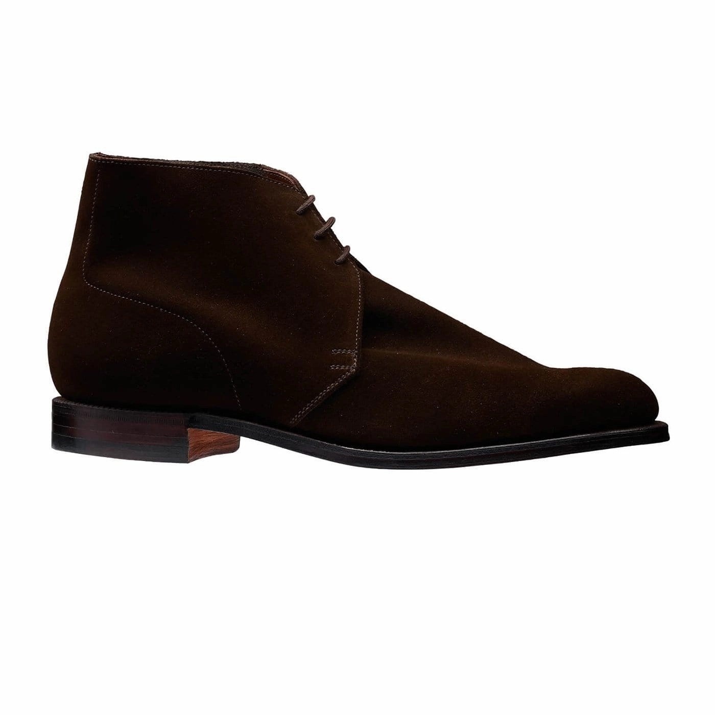 Chukka Dark Brown Suede Vintage Style