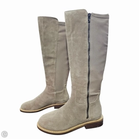 Energy return Boots Knee Flats By Donald Pliner In Grey, Size: 6