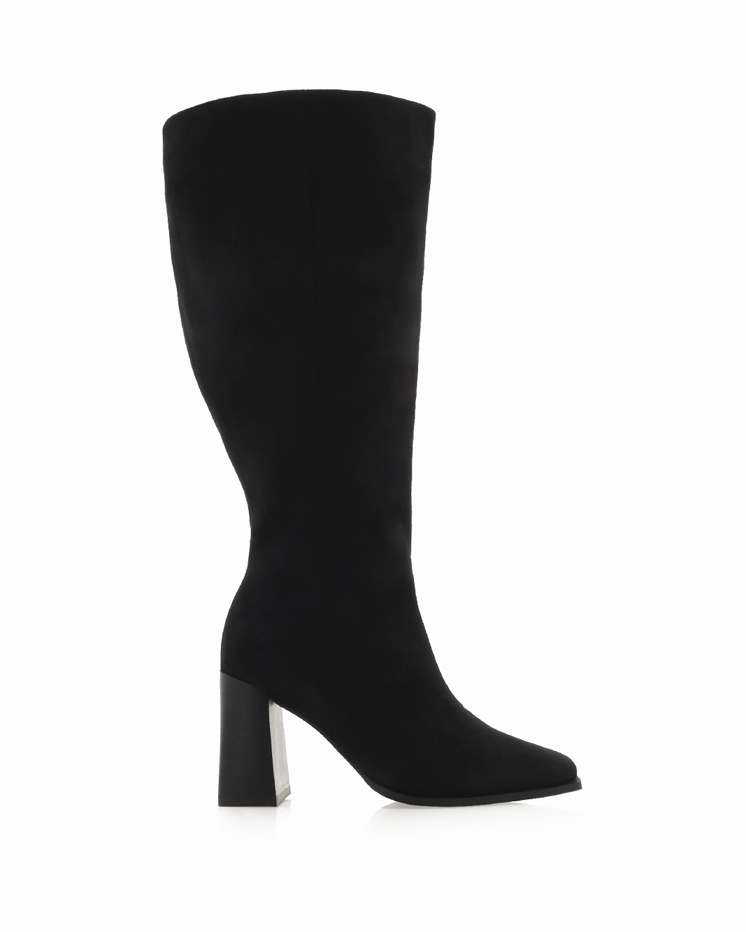 Elastic Material Cool Seasons CASTON EXTENDED CURVE - BLACK SUEDE