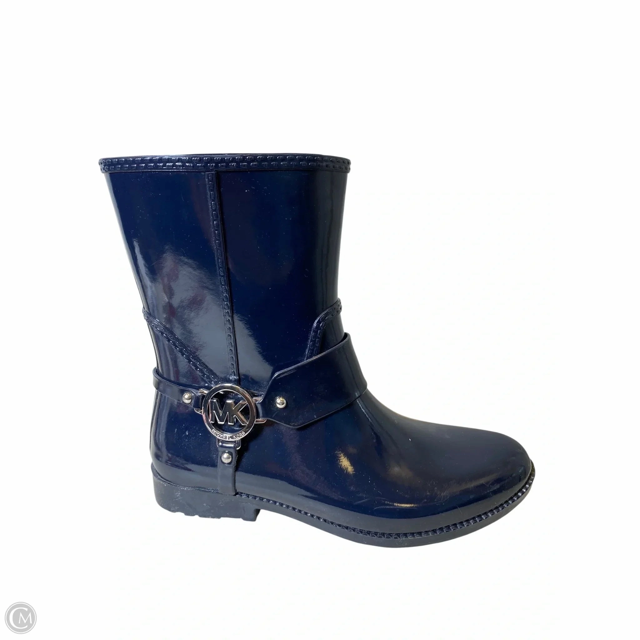 Boots Designer By Michael Kors In Navy, Size: 8 Wide Toe Box Option
