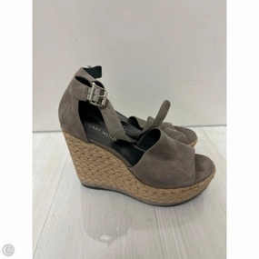 Adult Ease Valley Run Sandals Designer By Stuart Weitzman In Grey, Size: 9.5