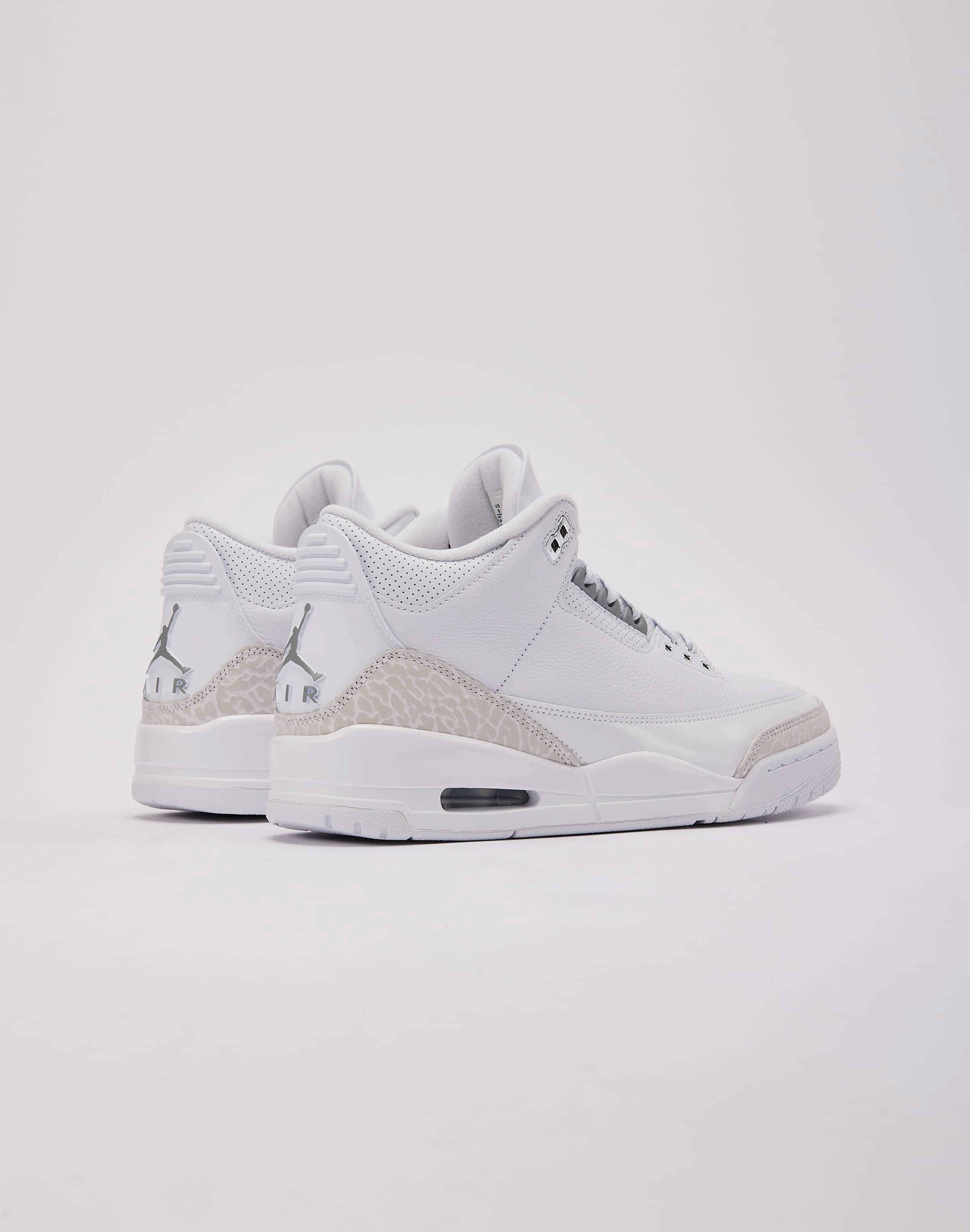 Smooth zipper closure Compression Molded Midsole Jordan Air Jordan 3 Retro 'Pure Money'