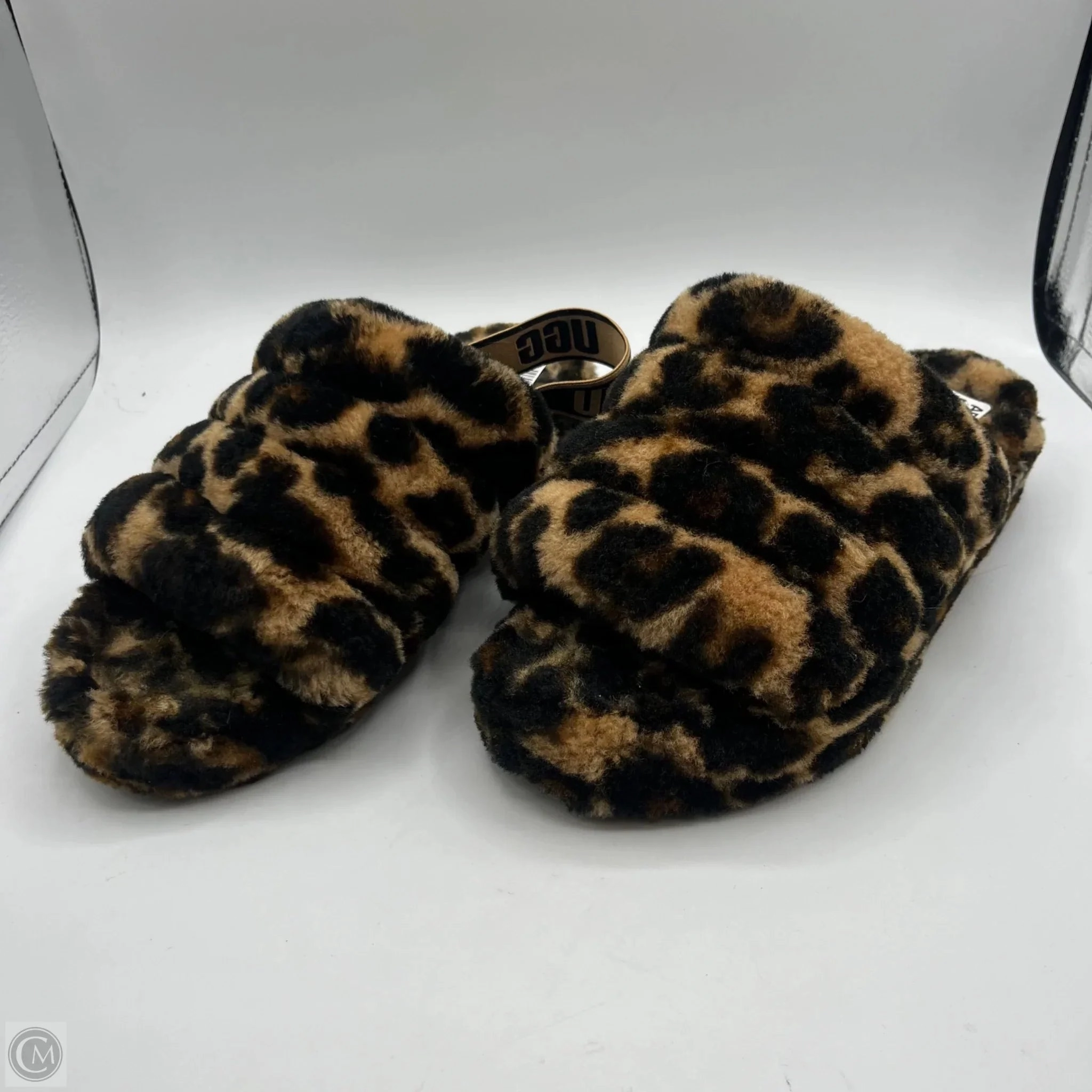 Shoes Designer By Ugg In Animal Print, Size: 8 Cotton Base